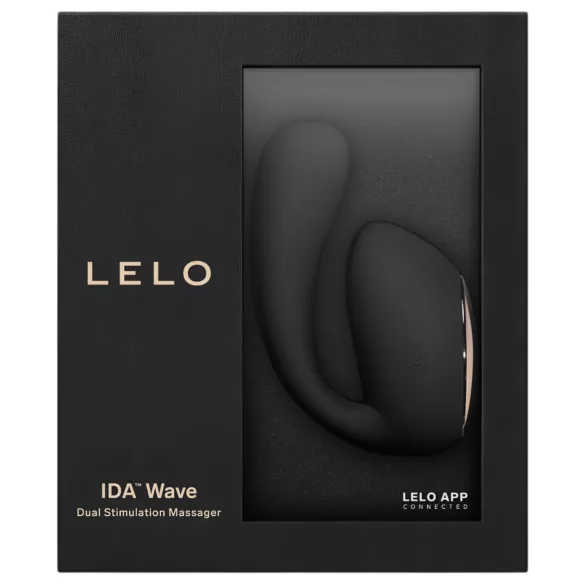 LELO Ida Wave - vibrador rotativo recarregável com vibração - preto