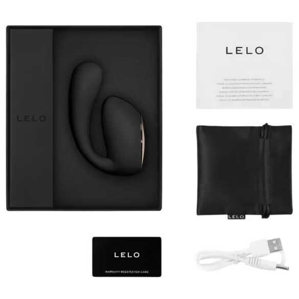 LELO Ida Wave - vibrador rotativo recarregável com vibração - preto