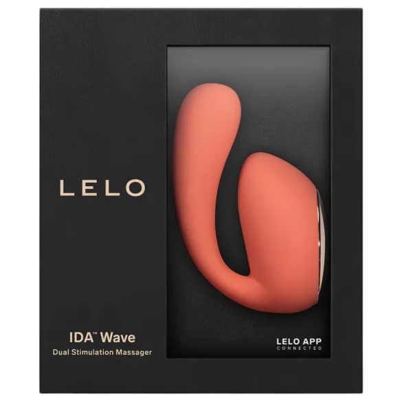 LELO Ida Wave - vibrador giratório e vibratório controlado por app (coral)