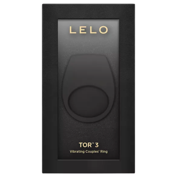 LELO Tor 3 - Anel peniano vibratório controlado por aplicativo, para homens (preto)