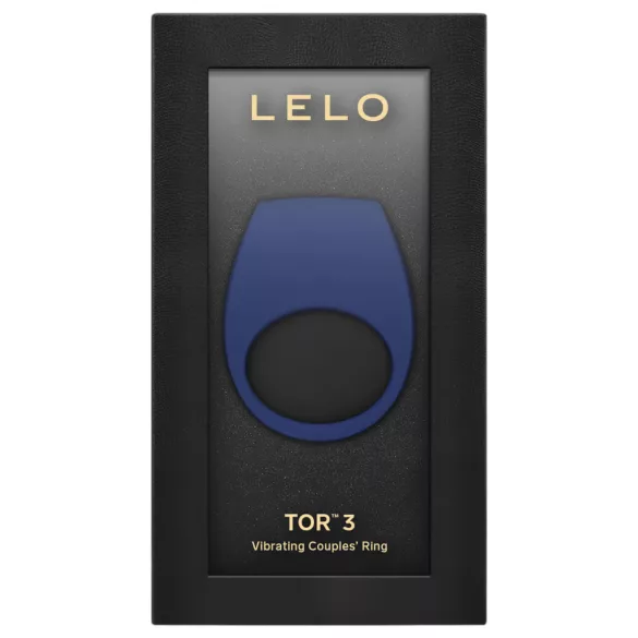 LELO Tor 3 - anel peniano vibratório recarregável inteligente silicone azul