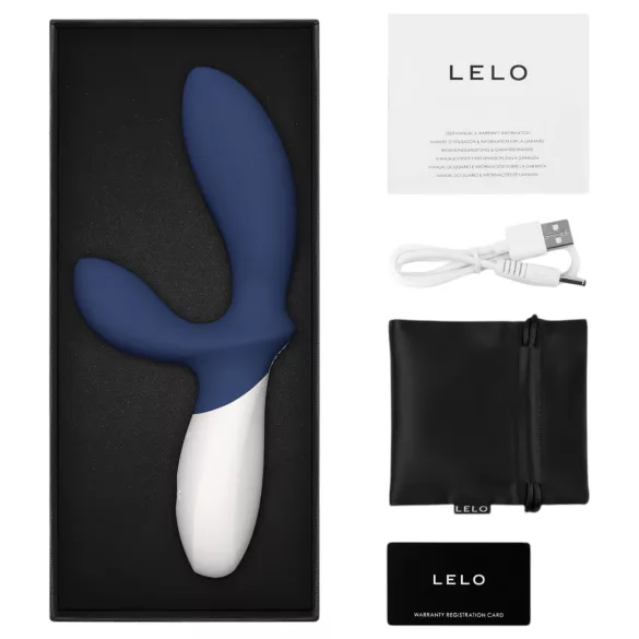 LELO Loki Wave 2 - vibrador próstata recarregável à prova d'água azul