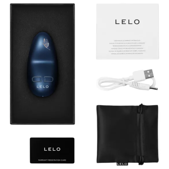 LELO Nea 3 - vibrador clitóris recarregável à prova d'água - azul