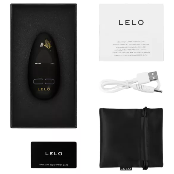 LELO Nea 3 - vibrador clitóris recarregável à prova d'água - preto