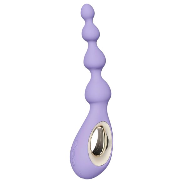 LELO Soraya Beads - Vibrador anal roxo, recarregável e à prova d'água
