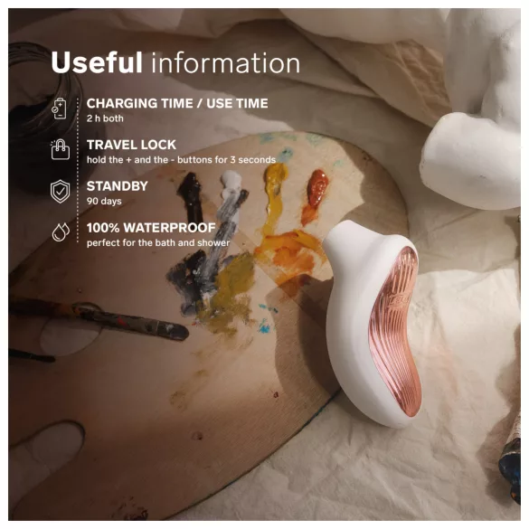LELO Sona 3 - vibrador clitóris sucção ondas sonoras - branco