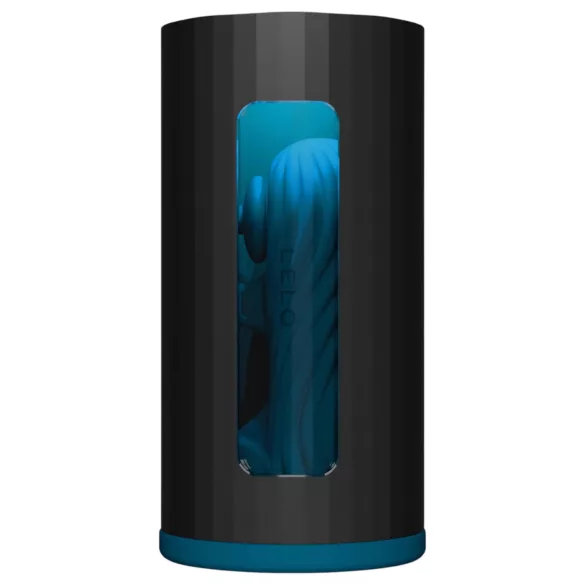 LELO F1s V3 - masturbador masculino interativo - silicone preto azul