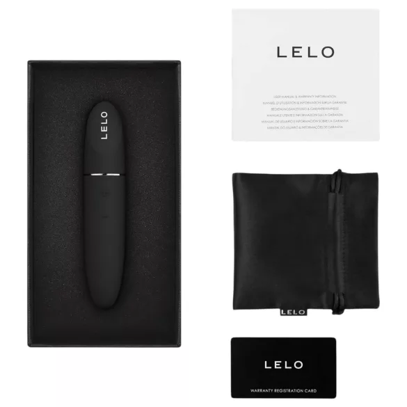 LELO Mia 3 - vibrador portátil em formato de batom - preto