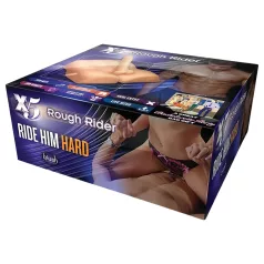   Blush X5 Rough Rider - masturbador torso masculino - cor natural