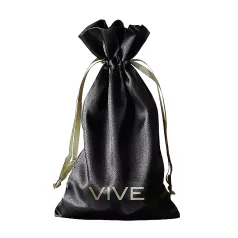 Vive - bolsa para brinquedos eróticos - cetim preto