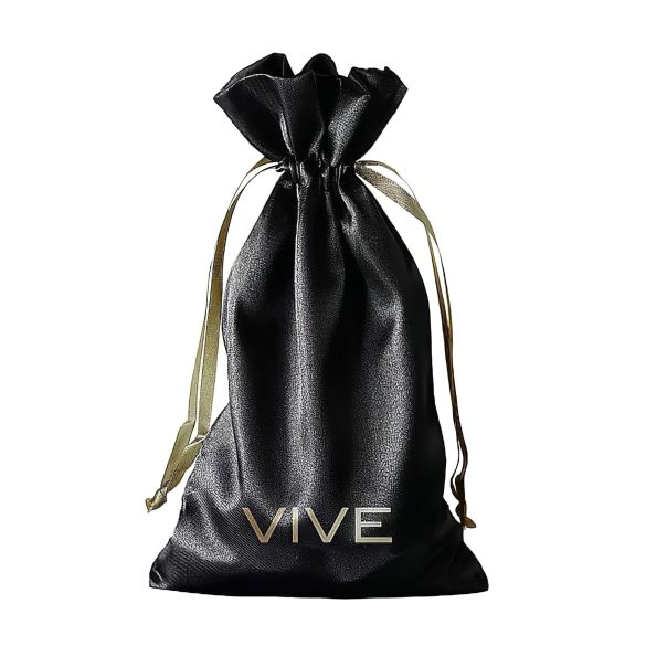 Vive - Bolsa de brinquedos sexuais em cetim (preto)