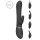 Vive Chou - vibrador clitóris com braço 4 em 1 - silicone preto