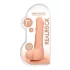 RealRock - dildo realístico com escroto 17cm - cor natural