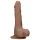 RealRock - Dildo realístico com escroto - 17cm - cor marrom