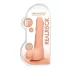 RealRock - dildo realista com escroto - 20cm - cor natural