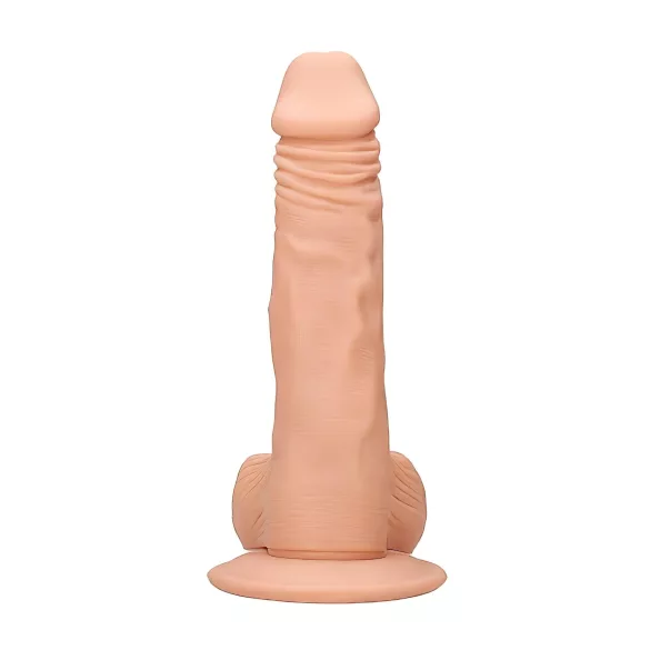 RealRock - dildo realista com escroto - 20cm - cor natural