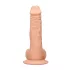 RealRock - dildo realista com escroto - 20cm - cor natural