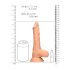 RealRock Dildo Realista com Escroto 20cm - Cor Natural