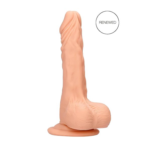 RealRock Dong 10 - Dildo Realista com Escroto (25cm) - Natural
