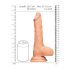 RealRock Dong 10 - Dildo Realista com Escroto (25cm) - Natural