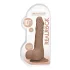 RealRock - dildo realístico com escroto 25cm - cor pele escura
