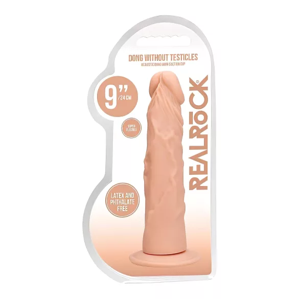RealRock - dildo realístico 23cm - cor pele