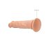 RealRock Dong 10 - Dildo Realista (25cm) - Natural