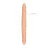 RealRock Double Dong 14 - Dildo Duplo (36cm) - Natural