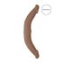 RealRock Double Dong 14 - Dildo Duplo (36cm) - Tom Natural Escuro