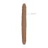 RealRock Double Dong 14 - Dildo Duplo (36cm) - Tom Natural Escuro