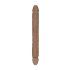 RealRock Double Dong 14 - Dildo Duplo (36cm) - Tom Natural Escuro