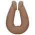 RealRock Double Dong 14 - Dildo Duplo (36cm) - Tom Natural Escuro