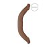 RealRock Double Dong 18 - Dildo Duplo (46cm) - Tom de Pele Escuro