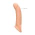 Manga Peniana RealRock 9" (21,5cm) - Natural