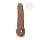 RealRock Extensor Peniano 9" (21,5cm) - Tom Natural Escuro