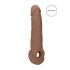 RealRock Extensor Peniano 9" (21,5cm) - Tom Natural Escuro