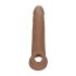 RealRock Extensor Peniano 9" (21,5cm) - Tom Natural Escuro