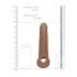 RealRock Extensor Peniano 9" (21,5cm) - Tom Natural Escuro