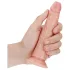 RealRock Slim - dildo realístico - 15,5cm - cor natural