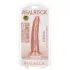RealRock Slim - dildo realístico - 15,5cm - cor natural