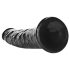 RealRock Slim dildo realístico - 15,5cm (preto)