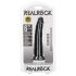 RealRock Slim dildo realístico - 15,5cm (preto)