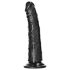 RealRock Slim dildo realístico - 15,5cm (preto)