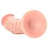 RealRock - Dildo realista com ventosa 15,5cm (natural)