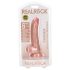 RealRock - Dildo Realista com Ventosa - 15,5cm (Natural)