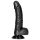 RealRock - dildo realista com ventosa - 15,5cm (preto)