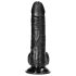 RealRock - dildo realista com ventosa - 15,5cm (preto)