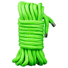 Ouch! - corda de bondage que brilha no escuro (10 m, verde)