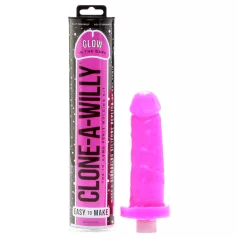   Clone-a-Willy - kit molde de pênis - brilha no escuro - rosa