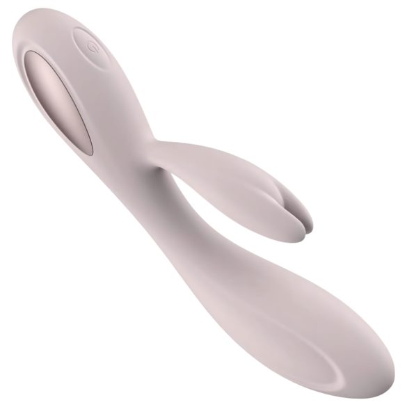 Raytech - Vibrador rosa recarregável à prova d'água com estimulador de clitóris